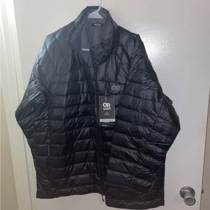 Men's Outdoor Research Helium Down Jacket 800 Down Black OR Puffer